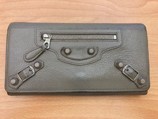 BALENCIAGA 233599 Giant Long Wallet City Lambskin Luxus Designer Portemonnaie OP