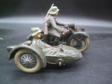 Lineol Motorrad mit Beiwagen