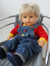 Vintage ZAPF Creation  Puppe Kleinkind Baby Nackenstempel Gr. 62 cm  80er Jahre