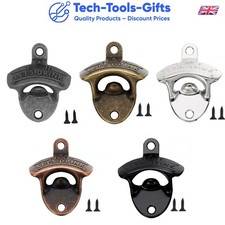 Wandmontage Bierflaschenöffner - F**k It's Drink Design rustikal Retro Stil