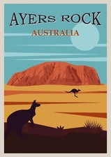 Ayers Rock Uluru Australien A3