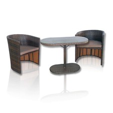 Frühlingsangebot  für  Balkon-Terrassengarnitur 3 teilig mit orgin.Abdeckhaube-