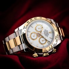 Rolex Daytona Two Tone White