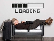 S382 XL Wandtattoo "LOADING"