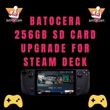 256GB MICRO SD KARTE BATOCERA STEAM DECK UPGRADE - OLED LCD