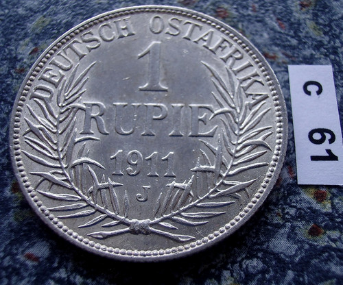 Deutsch ostafrika rupie 1911 - deutsch, 1