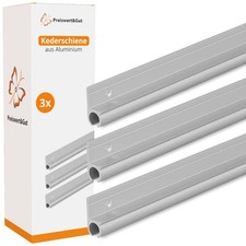 3x Kederschiene Wohnwagen 100 cm Aluminium Ø7-9 mm Führungsschienen Kederleiste
