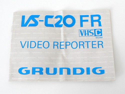 Hinweis camcope c20 - hinweis, vhsc