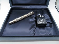 Aurora Benvenuto Cellini Füller Fountain Pen Limited Edition 925 Sterling OVP