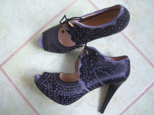 Ankle boots peeptoes plateau - peeptoes,