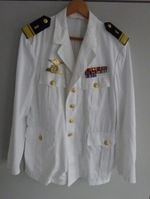 Bundeswehr Admiral Marine Jacke mit allen Abzeichen Admiralarzt OF-6