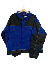 Engelbert Strauss Arbeitsjacke Herren XL Blau Schwarz Arbeitskleidung