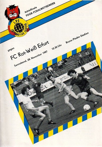 Programmheft fc lokomotive - 1.,