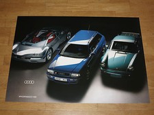 AUDI PORSCHE RS2 POSTER AVUS
