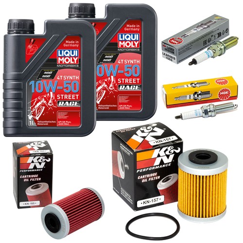 öl set inspektion für - 2l, ktm