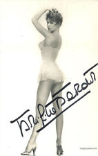 BRIGITTE BARDOT Original Autogramm Postkarte sexy Portrait Sam Levin 50er selten
