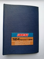 Fiat 124 Special T 1600  org. Ersatzteilkatalog Mechanik 1972 parts catalog