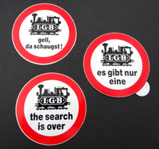 3x Werbe-Aufkleber LGB Lehmann