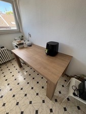 Extendable Brown Wooden Dining Table 160x90x75 cm (extended to 205x90x75 cm)