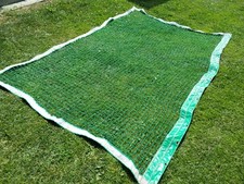 2 Netze mit Klett Fussball Tore Hüpfburg Menschenkicker 3,35 m x 2,15 m +Löcher