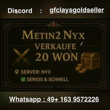 WON 💎 20 WON Metin2 Nyx