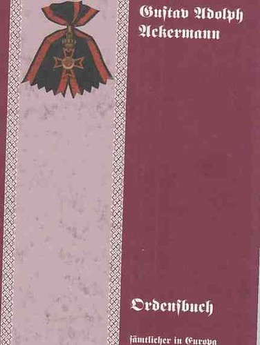 Ordensbuch sämtlicher - , in