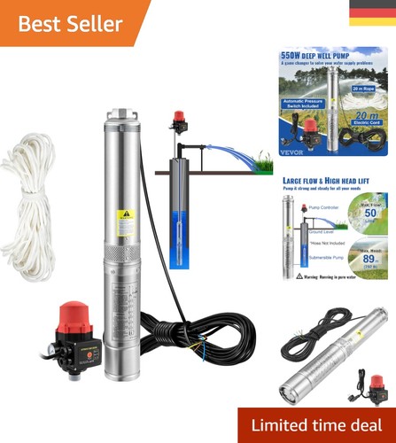 Tiefbrunnenpumpe 550w - tiefbrunnenpumpe,