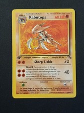 Pokémon Karte • Kabutops • Fossil Set • 1 Edition• 24/62 • Englisch • Vintage 