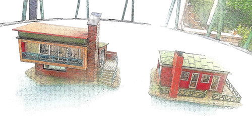 Faller b255 bungalow - faller,
