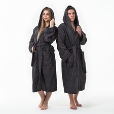 Kapuzen Bademantel Saunamantel