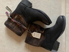 FELMINI Biker Boots Damen Stiefeletten Stiefel Gr. 37  Schuhe NEU Glitzer