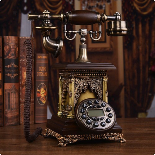Vintage tischtelefon mit - vintage,
