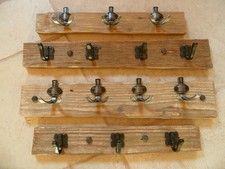 Wandgaderobe, Kleiderhaken-leiste Holzbrett Rustikal Landhaus Stil