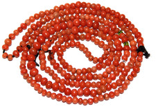 ? Perlenstrang v. Koralle Halskette Bastlerschmuck Ersatzteile - 76 cm / 13,9g