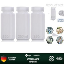 3er Set Weithalsflaschen 250ml
