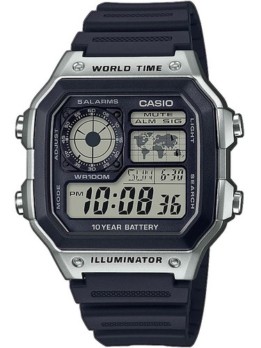 Casio 1200wh 1cvef - casio, ae-1200wh-1cvef