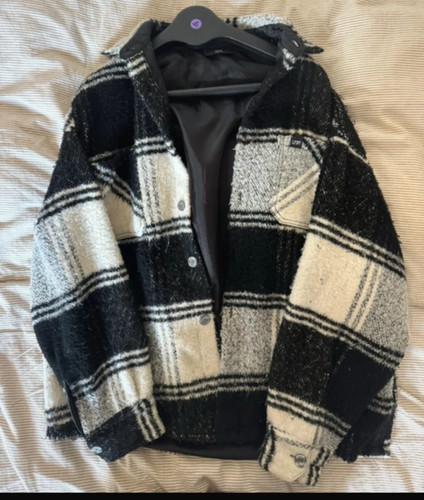 Lfdy jacke kariert - jacke, schwarz