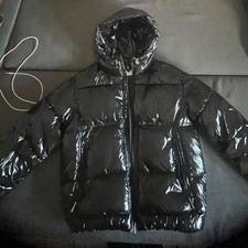 BERSHKA Herren Jacke Schwarz