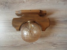 Wandlampe eiche rustikal 30cm - wandlampe,