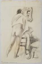 Zeichnung Kohle Akt Stehend