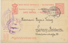 LUXEMBURG 1917 10 C karmin