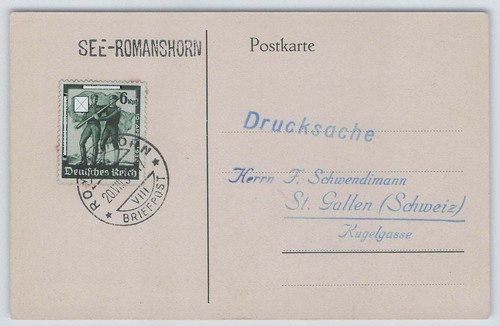 Reich bodensee schiffspost - d.,