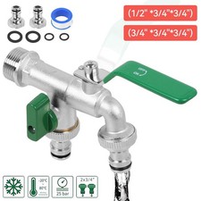 Garten Doppel Wasserhahn aus