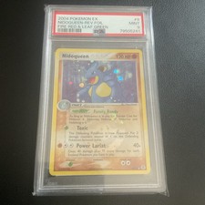 Nidoqueen 9/112 EX Feuerrot & Blattgrün PSA 9 Pokémon Reverse Holo MINT Spirale 