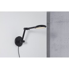 Nordlux LED Wandleuchte Bend Schwarz 5W 410lm warmweiß Schalter + Touch-Dimmer