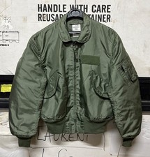 ORIGINAL SELTENE US NAVY JACKE FLIEGER HERREN CWU-36/P SAGE GREEN SUPER EX!!!! GROß