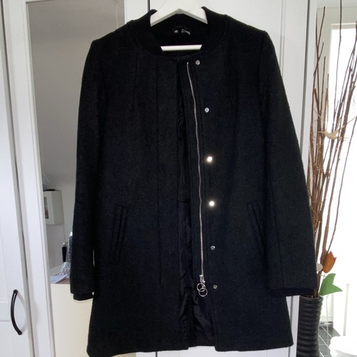 Damen mantel lang schwarz - h&m,
