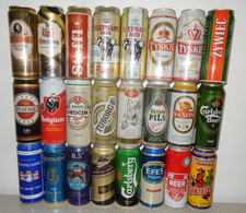 24 Schöne Bierdosen aus