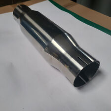 Edelstahl V2A 3" 76mm Leer Kat DPF Attrappe 380mm Downpipe E-Nummer