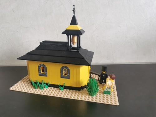 Lego western moc - western, kirche